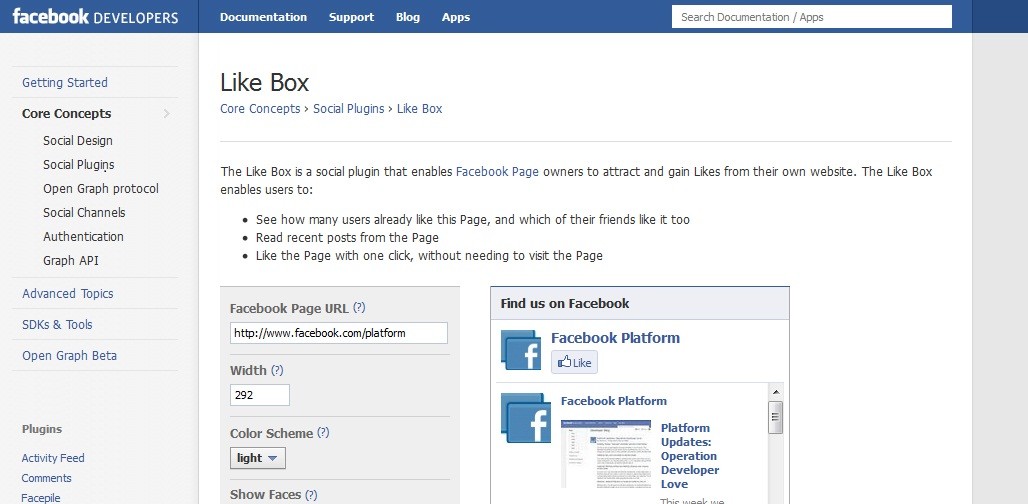 Facebook Like Box Issues